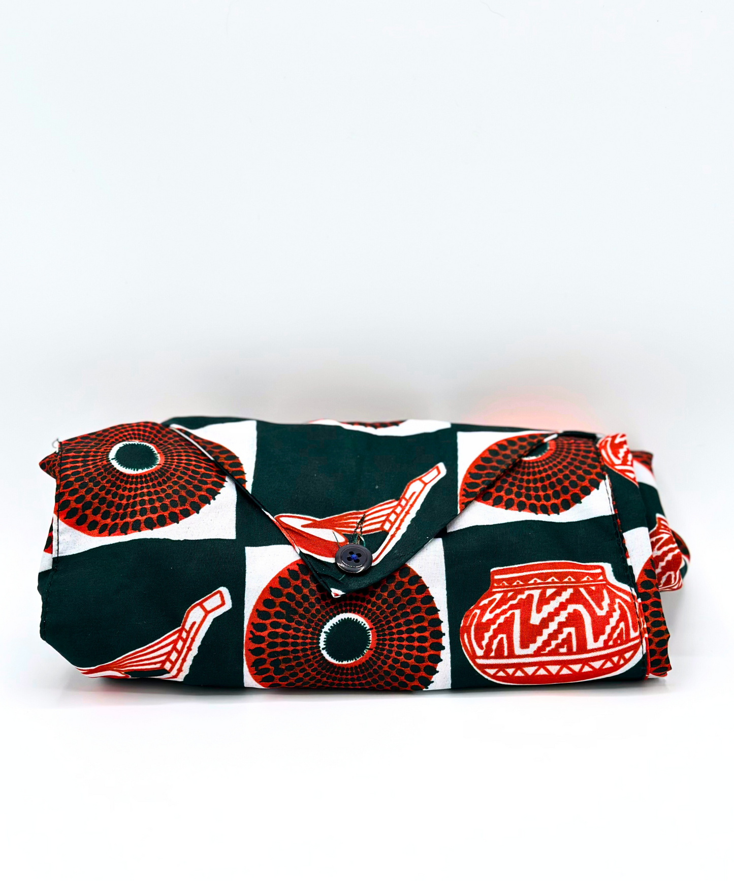 Chitenje-Stoffbeutel – einrollbar