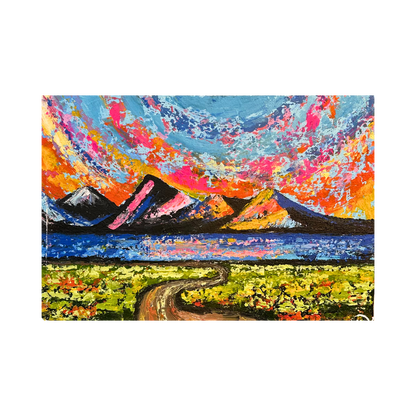 Expressionist Art from Malawi - Landscapes on Canvas (A2)